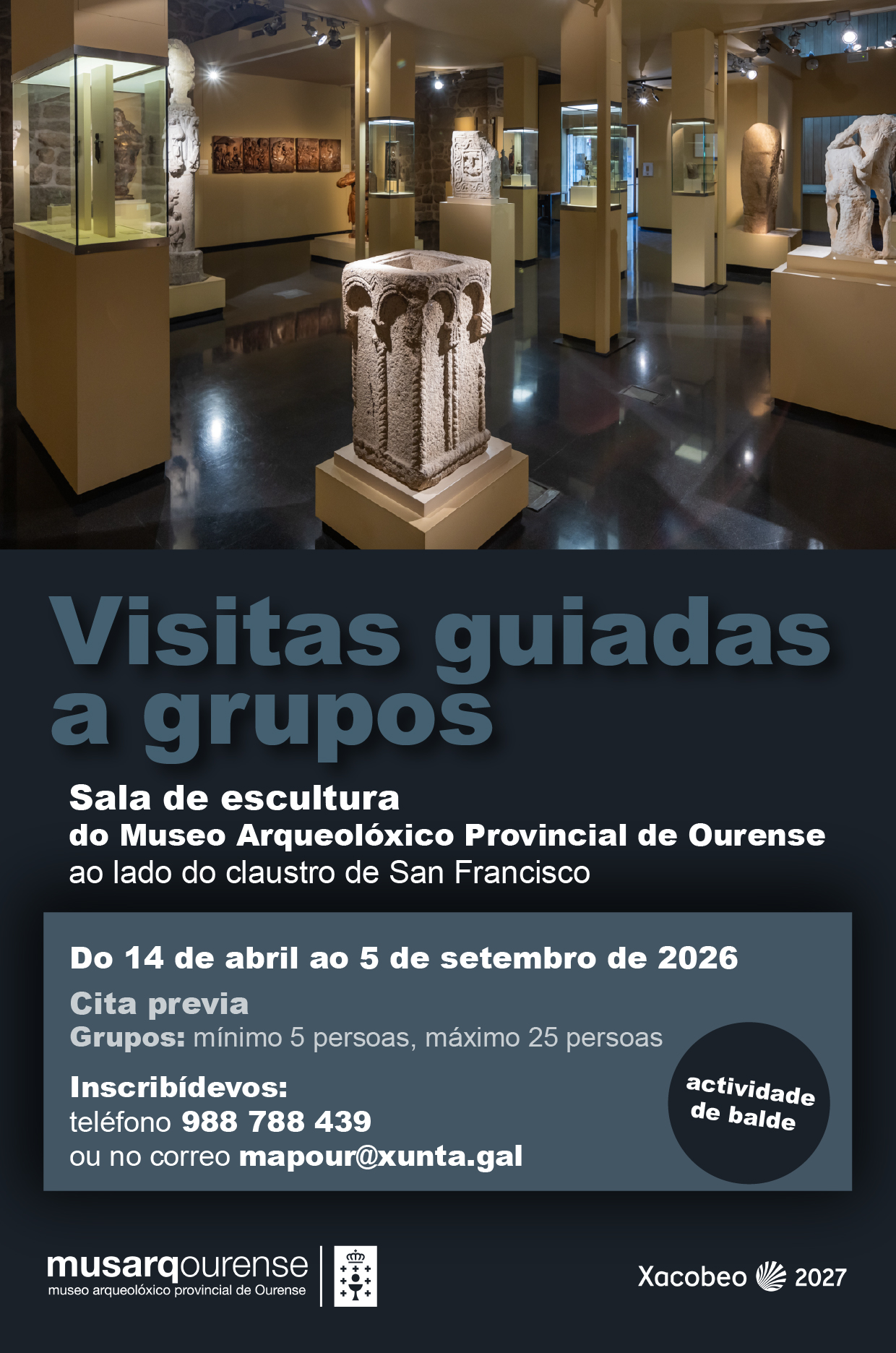 Cartel visitas guiadas 2026