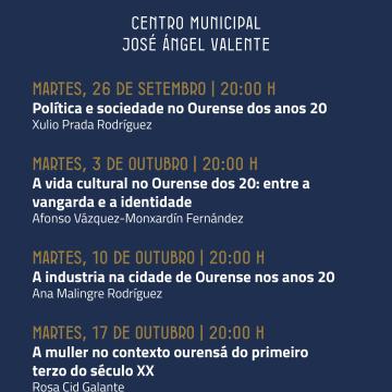 Cartaz das conferencias