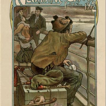 Portada de "Almanaque Gallego" por Vicente Díaz y González