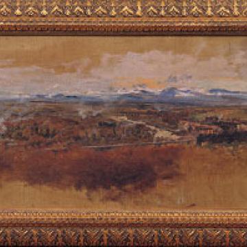 Paisaxe dos arredores de Madrid. Ramón Parada Justel