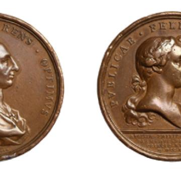 Medalla conmemorativa da voda dos príncipes Carlos e María Luísa