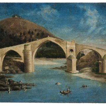 Paisaxe da ponte de Ourense. Antonio Cendón