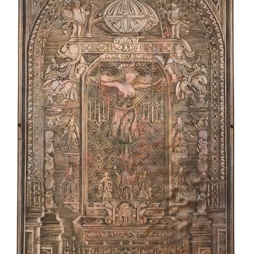 Prancha de gravado. Santo Cristo de Ourense