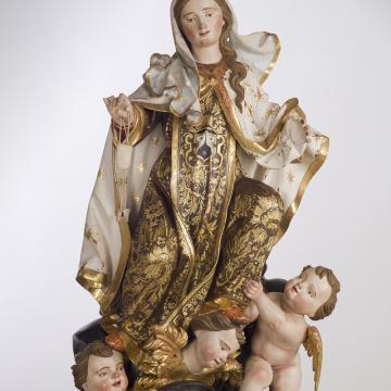Virxe do Carme. Retablo de Alongos