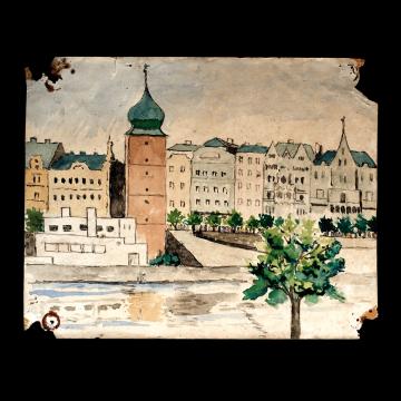 Paisaxe de Praga. Vicente Risco