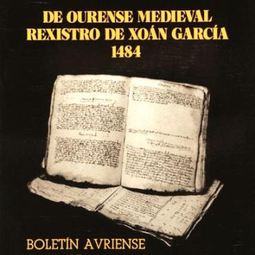 De Ourense medieval. Rexistro de Xoan García, 1484